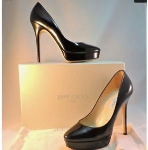 Jimmy Choo Patent Leather Platform Pump